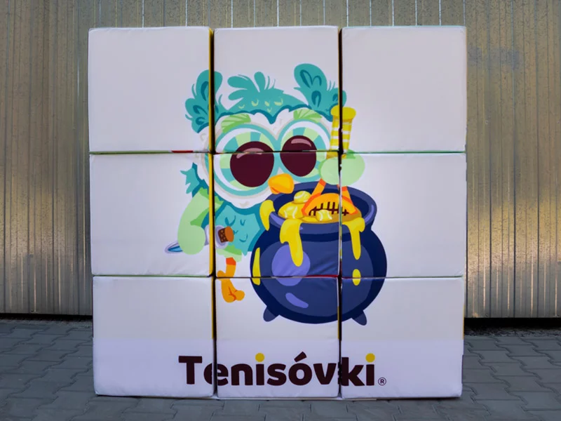 Werbewürfel Tenisóvki