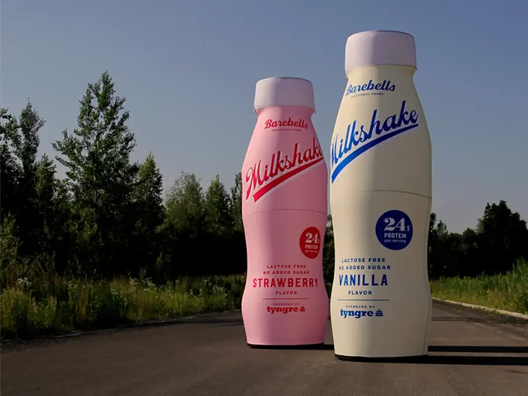 Konstantdruck-Säulen Milkshake