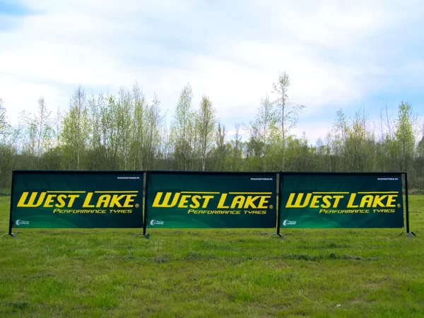 Werbezaun West Lake
